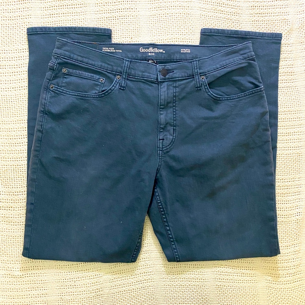 Men's Slim Fit Jeans - Goodfellow &
Co Indigo 38x32